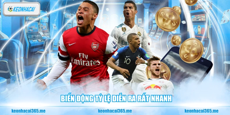 Biến động tỷ lệ diễn ra rất nhanh