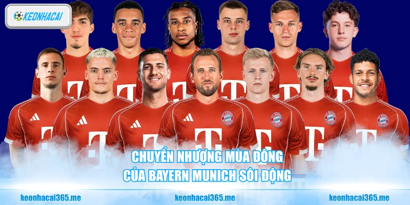 Chuyển nhượng mùa đông của Bayern Munich sôi động